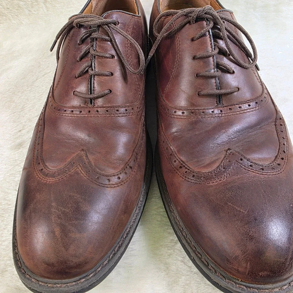 Johnston & Murphy XC4 Waterproof Wingtip Oxford Shoes Brown Waterproof Mens 11M
